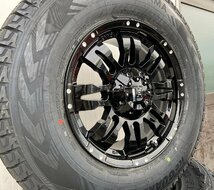 国産スタッドレス ハイラックス サーフ パジェロ 17インチ ヨコハマ アイスガード G075 265/65R17 タイヤホイールセット 1台分_画像3