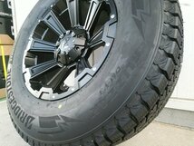 ブリヂストン スタッドレス ブリザック DM-V3 265/70R17 265/65R17 プラド ハイラックス FJ サーフ H3 タイヤホイールセット DeathRock_画像6