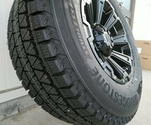 スタッドレス プラド ハイラックス FJ サーフ H3 タイヤホイールセット ブリヂストン ブリザック DM-V3 265/70R17 265/65R17 DeathRock_画像4