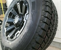 ブリヂストン スタッドレス ブリザック DM-V3 265/70R17 265/65R17 プラド ハイラックス FJ サーフ H3 タイヤホイールセット DeathRock_画像2