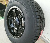 スタッドレス プラド ハイラックス FJ サーフ H3 タイヤホイールセット ブリヂストン ブリザック DM-V3 265/70R17 265/65R17 OutLaw_画像6