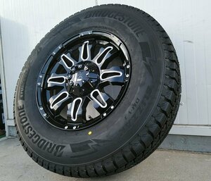 スタッドレス プラド ハイラックス FJ サーフ H3 タイヤホイールセット ブリヂストン ブリザック DM-V3 265/70R17 265/65R17 Balano