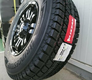 スタッドレス プラド ハイラックス FJ サーフ H3 タイヤホイールセット ブリヂストン ブリザック DM-V3 265/70R17 265/65R17 Balano