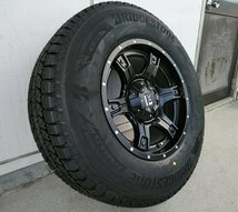 スタッドレス プラド ハイラックス FJ サーフ H3 タイヤホイールセット ブリヂストン ブリザック DM-V3 265/70R17 265/65R17 OutLaw_画像3