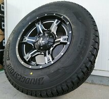 スタッドレス プラド ハイラックス FJ サーフ H3 タイヤホイールセット ブリヂストン ブリザック DM-V3 265/70R17 265/65R17 OutLaw_画像1