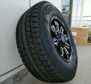 スタッドレス プラド ハイラックス FJ サーフ H3 タイヤホイールセット ブリヂストン ブリザック DM-V3 265/70R17 265/65R17 Balano