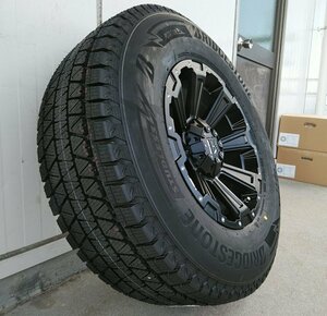 スタッドレス プラド ハイラックス FJ サーフ H3 タイヤホイールセット ブリヂストン ブリザック DM-V3 265/70R17 265/65R17 DeathRock