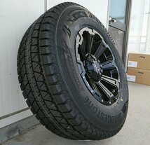 スタッドレス ブリヂストン ブリザック DM-V3 265/70R17 265/65R17 プラド ハイラックス FJ サーフ H3 タイヤホイールセット DeathRock_画像3