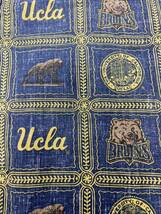 ■ レインスプーナー ■ UCLA カレッジ カリフォルニア大学 ロサンゼルス校 リバースプリント スプーナークロス ボタンダウン アロハシャツ_画像5