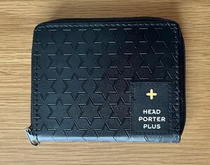 新品！ HEADPORTER PLUS ヘッドポータープラス 6ポケットレザーケース ジップ 財布