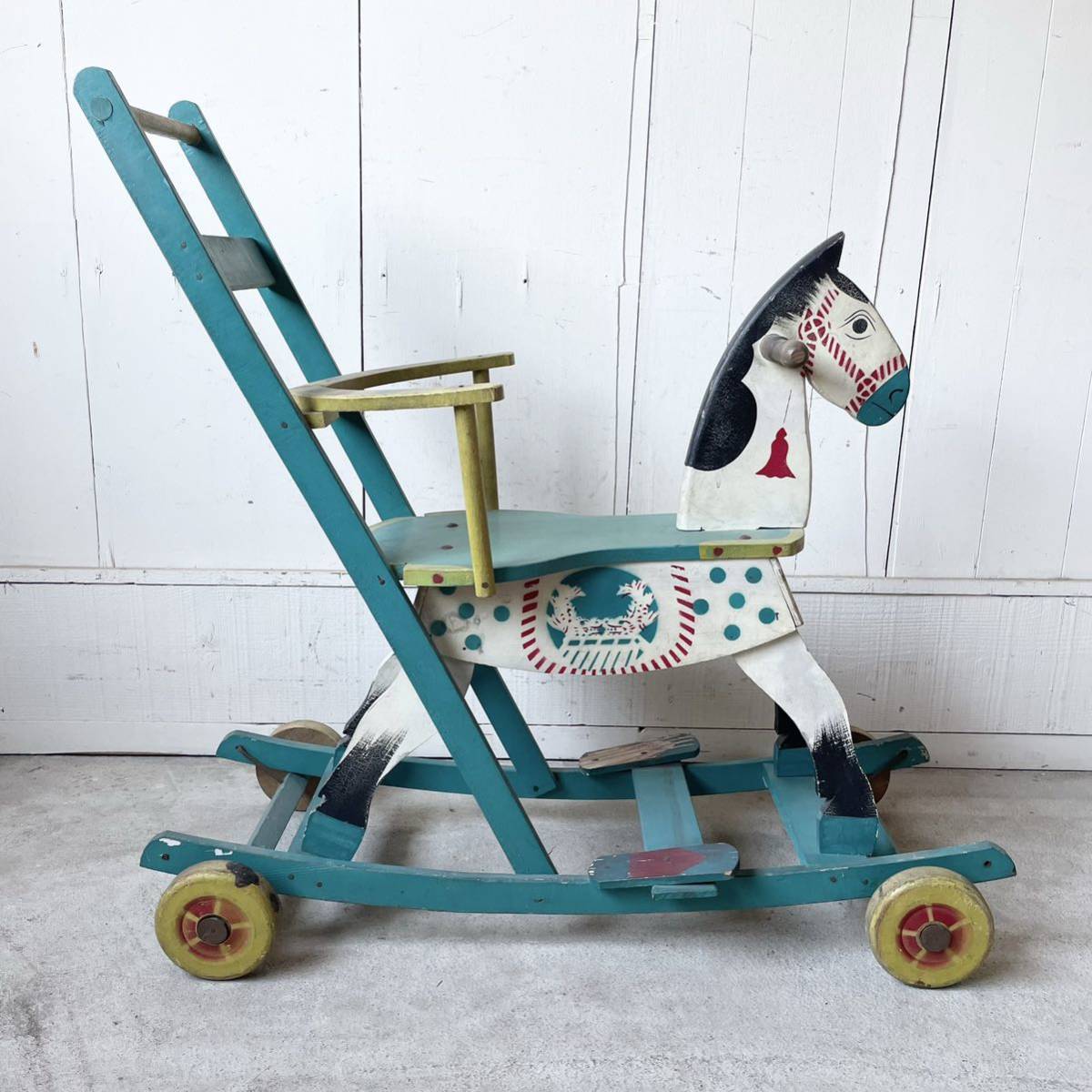 木馬 手押し車 ロッキンホース アンティーク ヴィンテージ 玩具 キッズ