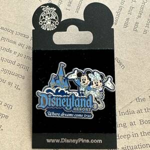 【新品】ピンバッジ ディズニーランド アナハイム　カリフォルニア ミッキー ミニー　Pin Disneyland California Mickey Minnie Mouse