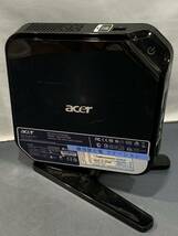 Acer Aspire Revo AR3700 AR3700-N14D スリム デスクトップPC 通電確認済み CPU種類：Atom D525 コア数：2コア メモリ容量：4GB SN：532727_画像1