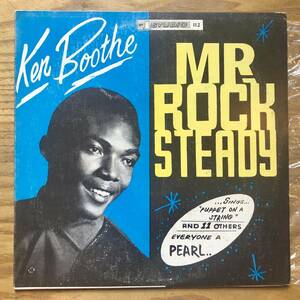 ★Ken Boothe ケンブース★ Mr. rock steady / studio one スタジオワン　中古レゲエLP