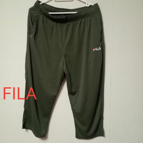 ３１００/ FILA レディース ボトムス トレーニングパンツ LL カーキ