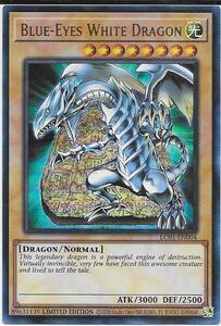 (美品）25th Legendary Collection 青眼の白龍 Blue-Eyes White Dragon (UR)　英語版　