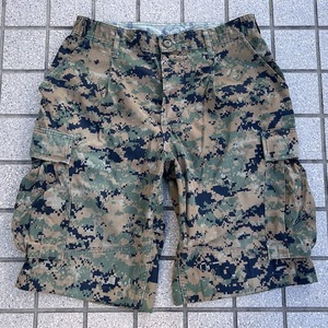 米軍　戦闘服　ショートパンツ　迷彩　マーパット　M　ミリタリー　.８