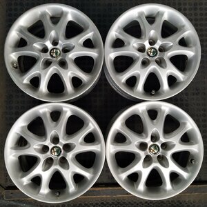 管理番号：S7-149【4本価格】【16x6.5J 5x98 ET+41.5 ハブ57】ALFA ROMEOアルファロメオ純正 ・店頭引取・下取・直接購入可能