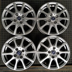 管理番号：S7-159【4本価格】【14x4.5J 4x100 ET+45 ハブ67】TIRADO Eta・軽自動車 N-BOX タント等・直接引取可能・下取り可能