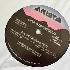 【2×12inch/PROMO盤】Lisa Stansfield/ THE #1 REMIXES (EP) ARISTA US 07822-19012-1 Frankie Knuckles,Victor Calderone,Junior Vasquezの画像7