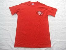 ヴィンテージ90's USA製NFL サンフランシスコ49ersTシャツM　SALEM SPORTSWEAR製 1995年_画像2