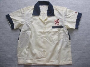 60年代くらい国内ボウリングシャツ レディースS BOWLING