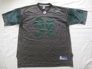 Reebokリーボック製NFL ニューヨークジェッツ #94ABRAHAMアブラハムフットボールジャージ2XL