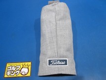 GK鈴鹿☆ 新品243 【FW用】タイトリスト★バレル ヘッドカバー★フェアウェイウッド用★AJHC2F★杢グレー★樽型★_画像1