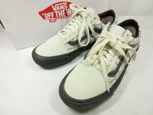 HH超美品 【バンズ VANS × シュプリーム Supreme】721454 オールドスクール プロ スニーカー 靴 (メンズ) size28 白×黒 ●18MZA3450●