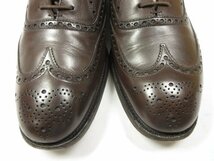 美品 【チャーチ Church’s】5都市 チェットウィンド CHETWYND フルブローグ シューズ 紳士靴 (メンズ) size85G 茶 ●18MZA3452●_画像3