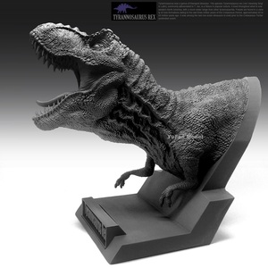 ■ 大迫力 レジン ドラゴン キット ティラノサウルス T-REX 樹脂 模型 ■ 未塗装 フィギュア 模型 バストモデル (14-18cm) E995