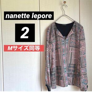 nanette lepore ナネットレポー　トップス　シャツ　長袖　M