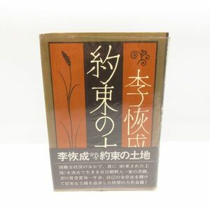 初版 昭和48年 古書 レトロ 約束の土地 李恢成 講談社 本/B