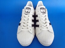 12927■美品 21年製 adidas superstar 82 アディダス スーパースター ビンテージ 80 白 黒 27.5 cm GY7037_画像3