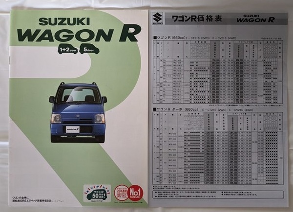 ワゴンR (E-CT21S, E-CY21S) 車体カタログ+価格表 96.8 WAGON R 古本・即決・送料無料 管理№ 5923 ⑫