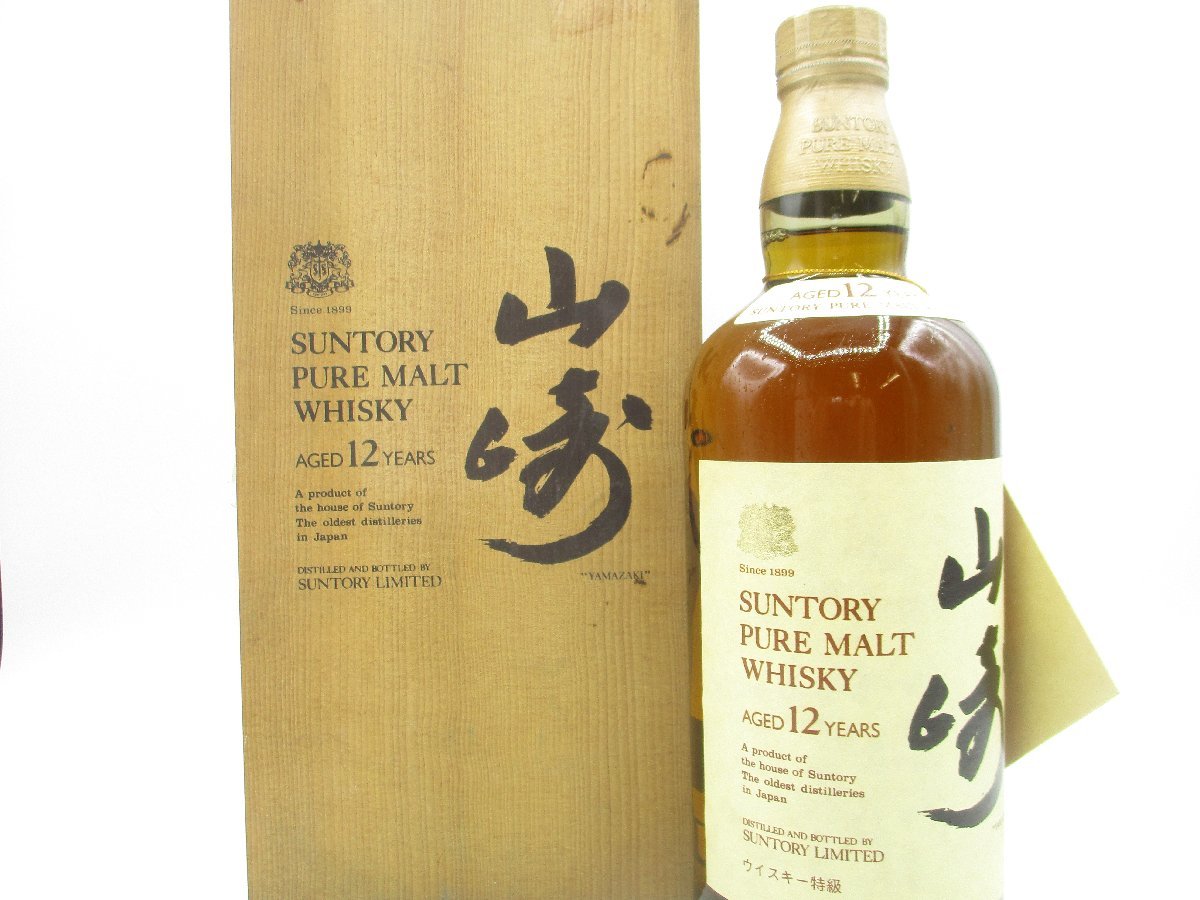 ヤフオク! -「山崎 12年 特級」(ウイスキー) (アルコール)の落札相場