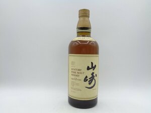 SUNTORY PURE MALT WHISKY サントリー ピュアモルト ウイスキー 山崎 12年 向獅子マーク 750ml 未開封 Q1232