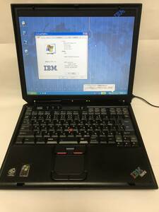 IBM ThinkPad R40　Cleron 2.0GHz WindowsXP