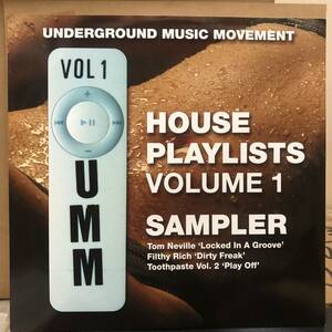 UMM Various - House Playlists Volume 1 Sampler　(A10)