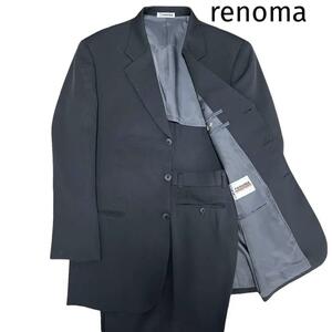 renoma レノマ UPrenoma 94A6 グレー 56 スーツ ★