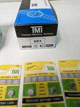 【未使用】大阪引取歓迎　TMI　アルカラインバッテリ　SR3　アルカリボタン電池　時計用　1シート10個入1ケース20パック入　2ケ【KTGF045】_画像2