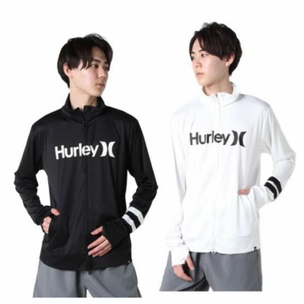 新品　Hurley ラッシュガード　メンズ　ジップアップ　長袖　M ハーレー