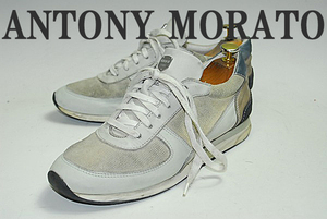 驚愕の1000円完全売り切り!DSA2079★ANTONYMORATO★イタリア製★25㎝相当★灰★ファン待望品！優れた機能性！抜群の快適性！隠れた名作品！