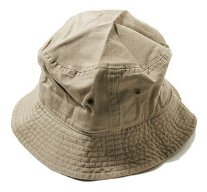 NEWHATTAN (ニューハッタン) US ハット 帽子 バケットハット (1500) Bucket Hat Khaki カーキ (S/M)