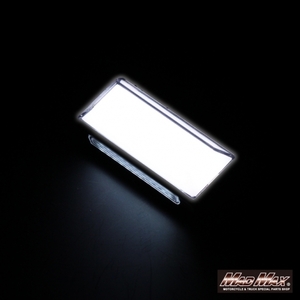 MADMAX 角マーカー LED16連 ダウンライト付き 面発光タイプ 12V/24V兼用 ホワイト 白 (MM28-0037-5) 日野 ふそう いすゞ 日産UD