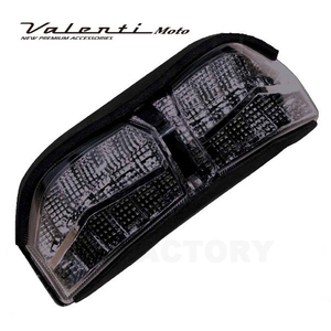 Valenti Moto LEDテールランプ YAMAHA FZ1 2008～2012 ライトスモーク／クローム カプラーオン 1年保証 (MTY-06FZ1-SC)
