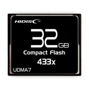 コンパクトフラッシュ CFカード 32GB MLCチップ搭載 HIDISC/HDCF32G433XJP3/0257