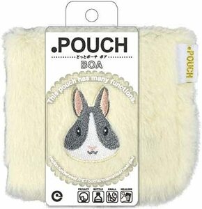 アイアップ●どっとポーチ ボア【うさぎ】POUCH BOA4546598011166機能付タオルポーチボアふわふわ小物入カイロ入マスクRabbitウサギ兎