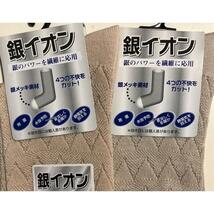 日本製 4足組 レディース靴下 銀イオン ソックス メッシュ_画像2