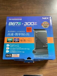 未使用品Aterm Wi-Fi 無線LAN NEC PA-WG1200HS 無線ルーター